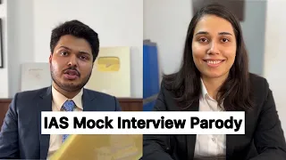 IAS Mock Interview Parody | @Shubhamgaur09 | Saloni Gaur