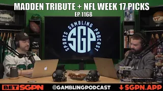 John Madden Tribute + NFL Predictions Week 17 - Free NFL Picks Today - NFL Picks Week 17