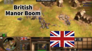 Age of Empires 3 British Boom Strategy | Online Multiplayer