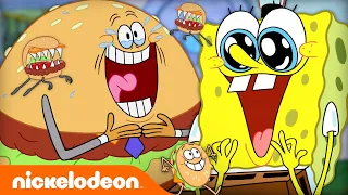 Every Time Krabby Patties CAME TO LIFE 🍔 | SpongeBob | Nickelodeon Cartoon Universe