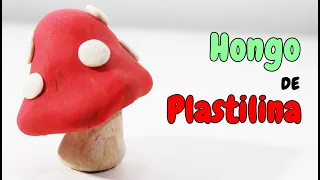 Cómo hacer un hongo de plastilina fácil paso a paso explicado playdoh