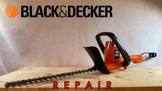 Vintage Black & Decker hedge trimmer repair