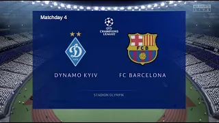 Dynamo Kyiv v Barcelona - Champions League - Just 4 Fun - AI simulation on FIFA 22