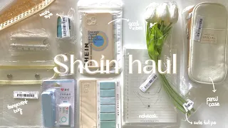 shein haul 🌱 cute stationery unboxing 🗒️,  links in desc.