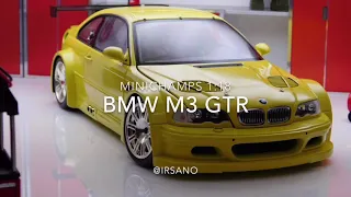 Diecast 1:18 Minichamps BMW M3 GTR (photo review)