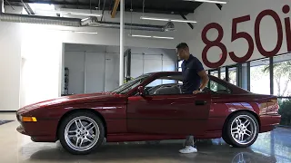 These Headlights Are Missed on New Cars | Classic BMW 850i E31 Startup | #shorts