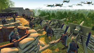 Can WW2 Jungle MEGA-FORTRESS Hold Off Invasion!? - Men of War: WW2 Mod