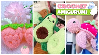 TikTok Crochet  Amigurumi FRUITS Crochet FOOD Compilation 172 | @blu_llama