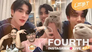 LITTLE T #REACTION | Live IG Fourth.ig , มันม่วงน่ารักเนอะ แต่เจ้าของน่ารักที่สุด 🐱💜✨