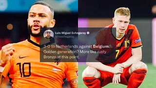 Best Reactions To Netherland’s 4-1 Win vs Belgium