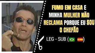 Arnold Schwarzenegger falando de seu charuto favorito LEGENDADO - SUBTITULADO