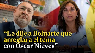 Sobre presunta filtración de preguntas a Boluarte: "Me preocupa que se diga que hay una alianza"