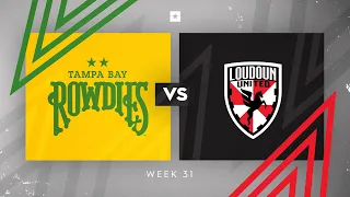 Tampa Bay Rowdies vs Loudoun United FC: October 8, 2022