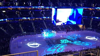 Tampa Bay Lightning Warmups 4/12/18 vs New Jersey Devils Round 1 Game 1