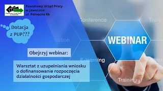 Warsztat z uzupełniania wniosku o dofinansowanie rozpoczęcia działalności gospodarczej