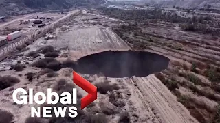 Massive mysterious sinkhole near Chilean copper mine under investigation