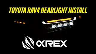 How To Install Alpha Rex Headlights Onto A 5th Gen Rav4 A | NOW RELEASED FOR TOYOTA RAV4 OWNERS