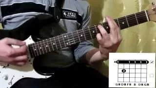 James Brown This is a mans world cover how to play guitar lesson