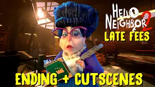 Hello Neighbor 2 DLC: Late Fees [Ending + Cutscenes] Playthrough Gameplay (All Books Locations)