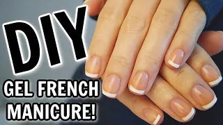 DIY Gel French Manicure (Free-Hand)!