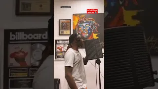 Watch: #stonebwoy spotted at the studio recording a new song.  #shorts #ghanacelebrities #dancehall