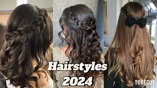 Hairstyles 2024 for girls | Cute hairstyles 2024 | Top 10 trending hairstyles #hairstyle