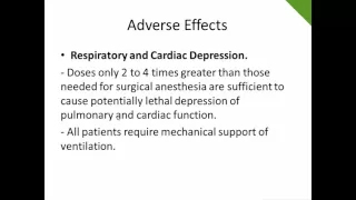 General Anesthetics