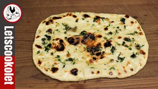 Garlic NAAN Bread Homemade Recipe