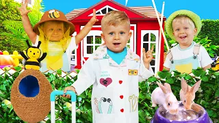 Oliver explores different Jobs and Occupations | Useful kids stories | Compilation
