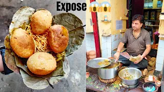 Chhangani Kachori 😱😱 | Chhangani Exposed 😡😡| Club Kachori| Kolkata Breakfast| #streetfood #food 🥞