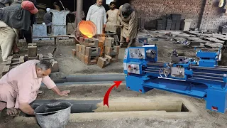 Incredible! Process of Making Lathe Machine in High Scale || Lathe Machine Manufacturing Process