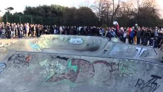 Tony Hawk skating in Bushy park Ireland