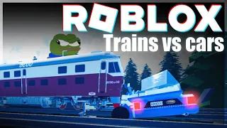 Roblox Trains VS Cars 💥 Compilation 1