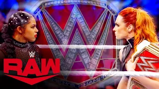 Relive the intense war of words between Becky Lynch and Bianca Belair: Raw, Nov. 1, 2021