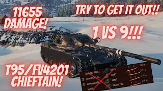 t95/fv4201 chieftain world of tanks replays gameplay Wot
