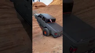 Diesel Jeep Gladiator On 40’s Going Up “The Chute” Sand Hollow