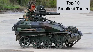 Top 10 Smallest Tanks In The World 2023 (Tankette)