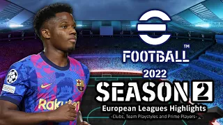 EFOOTBALL 2022 PS5 | SEASON 2 EVENTOS