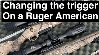 How to Change a trigger on a Ruger American rifle #hunting #rifle #boltactionrifle #timneytrigger