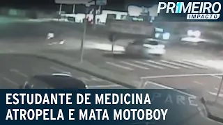 Motoboy é atropelado por estudante de medicina | Primeiro Impacto (16/12/20)