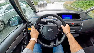 2007 Citroen C4 Picasso [1.6 HDI 109HP] |0-100| POV Test Drive #1296 Joe Black