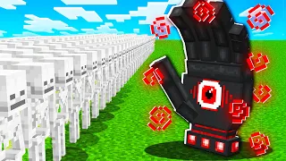 1000 SKELETONS vs HAND GOD (Minecraft Mob Battle)