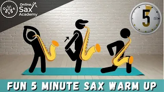 Fun 5-min Sax Warm Up: Improve Your Tone, Tuning and Fingering! #40