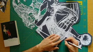 Alice in Wonderland - Papercutting Art