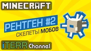 Minecraft. Новые Скелеты Мобов На Рентгене. #2