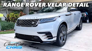 Cleaning a Range Rover Velar- Car Detailing in South Florida