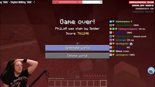 World record Minecraft hardcore run killed after 5 years (Full Version )