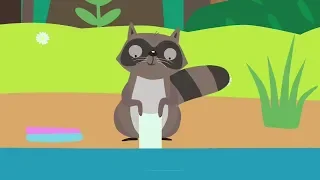 Енот- музыкальный мультфильм о животных для самых маленьких