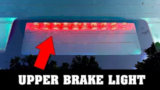 How to Remove 3rd (Upper) Brake Light and Replace Light Bulbs | Audi A6 C5 sedan