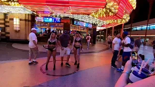 LAS VEGAS FREMONT STREET NIGHT SCENES